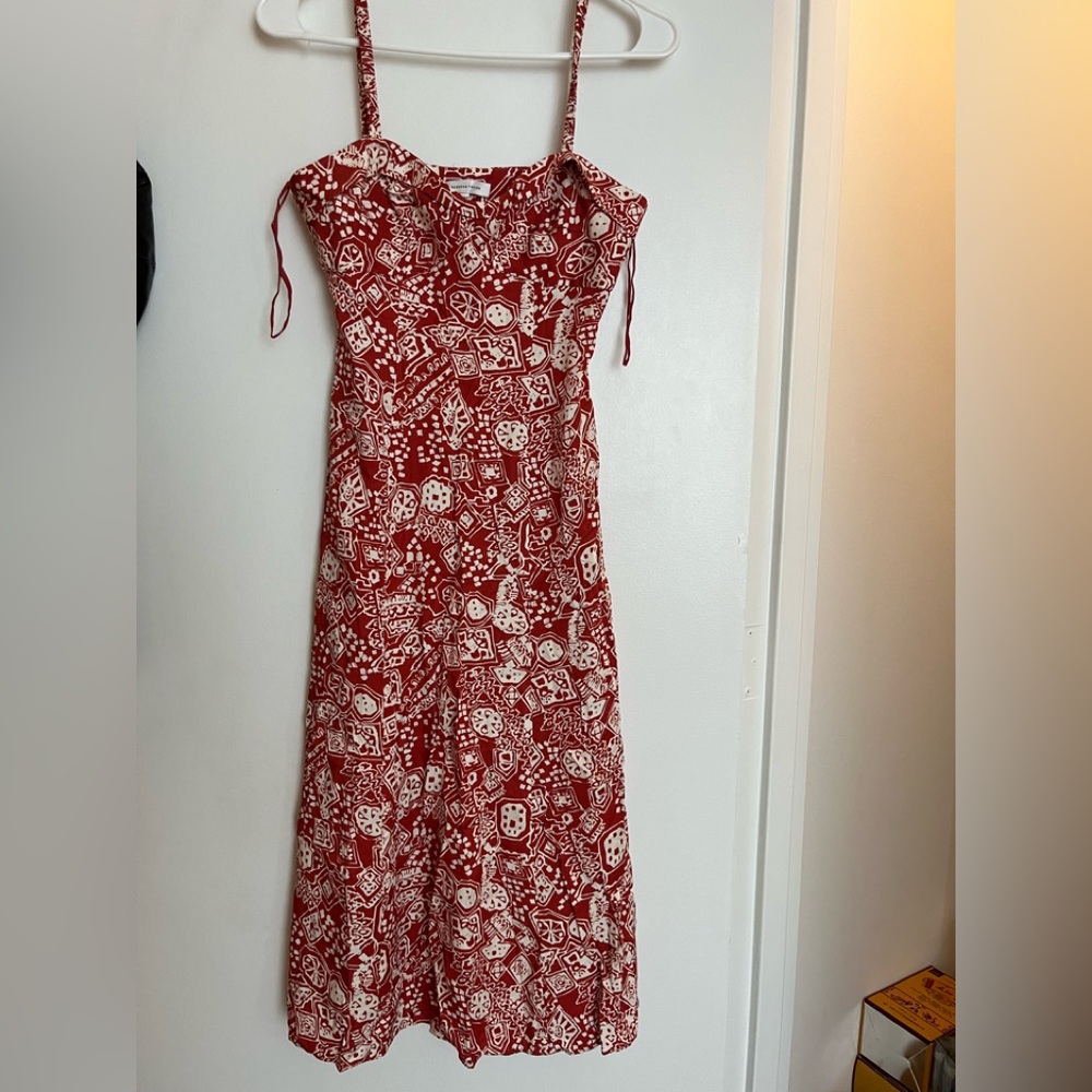 Rebecca Taylor Red Sleeveless Sundress